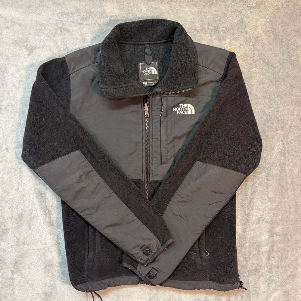 The North Face Denali Jacket Size S Black Fleece Full Zip